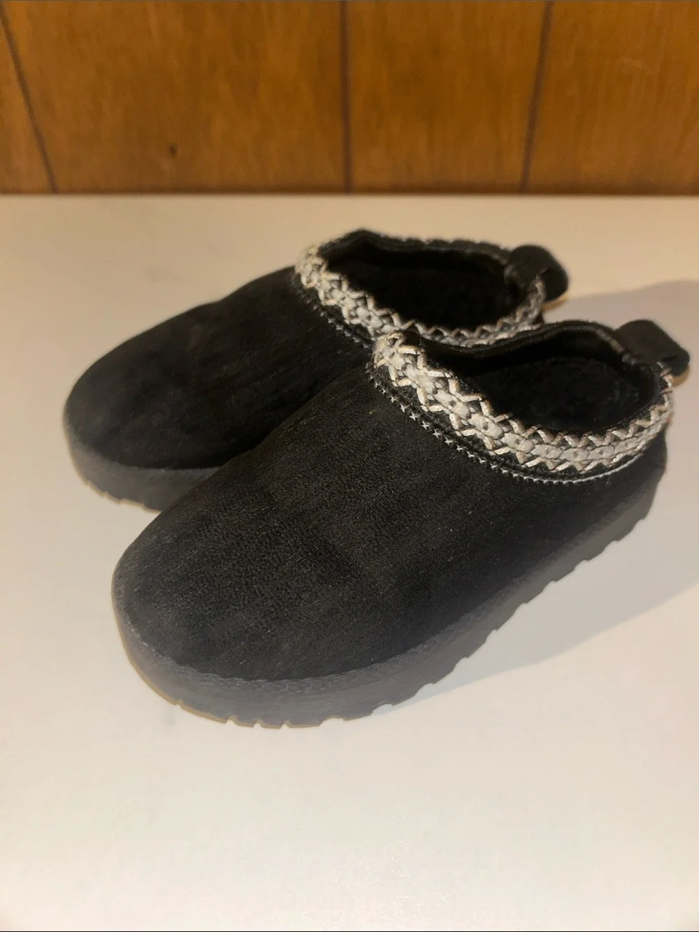 American Exchange | Toddler Slip-On Clogs with Braided Trim